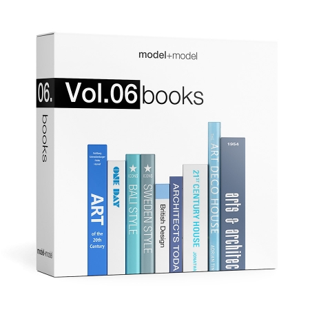高精度书籍杂志3D模型 Model+Model Vol 06 Books
