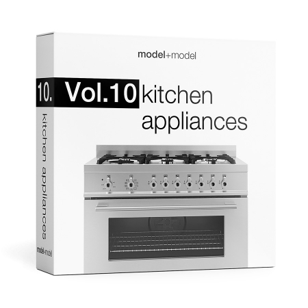 高精度厨房电器3d模型 Model+Model Vol 10 Kitchen appliances