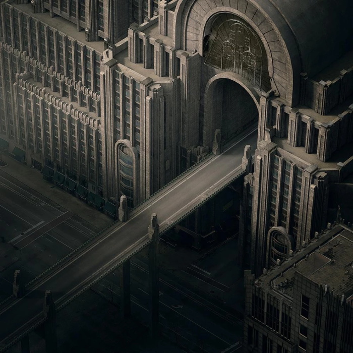 欧洲建筑博物馆剧院政府大楼3D模型 Kitbash3D - Art Deco (MAOBJFBX)