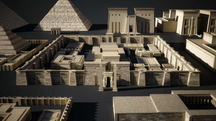 埃及金字塔3D模型 Kitbash3D - Egypt (MAXMAOBJFBX)
