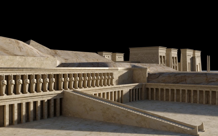 埃及金字塔3D模型 Kitbash3D - Egypt (MAXMAOBJFBX)