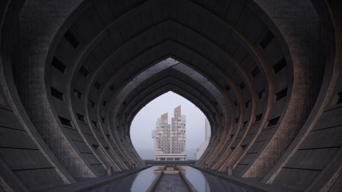 现代化城市纪念碑塔楼3D模型 Kitbash3d - Brutalist（MA/MAX/C4D/BLEND/OBJ/FBX式）