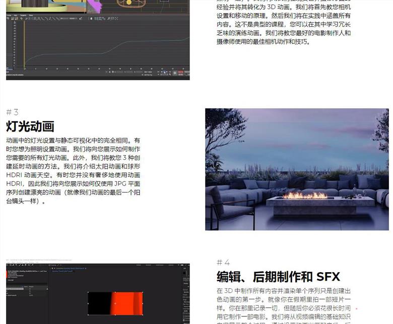 国外室内外建筑动画教程（中文字幕） ArchVizArtist – Animation Training