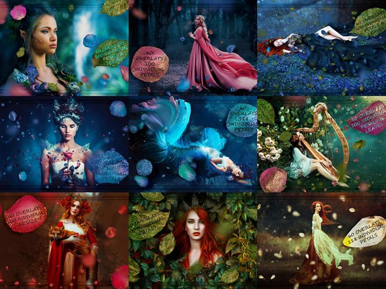 9000 多个叠加层和设计元素超级合辑包 The Ginormous Collection of 9000+ Overlays And Design Elements