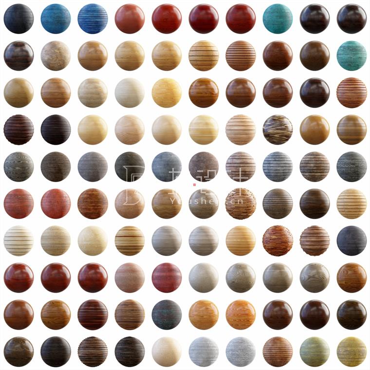 100个4K高清PBR木板纹理贴图 CGAxis – Physical 4 Wood PBR Textures 4K
