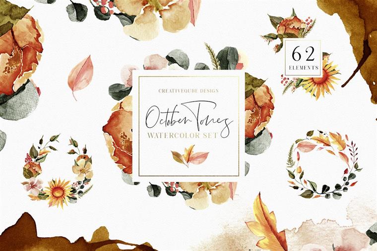 设计师梦寐以求水彩套装 Watercolor Bundle - Designer Deal