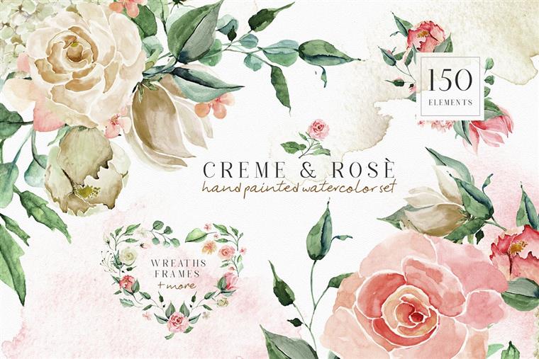 设计师梦寐以求水彩套装 Watercolor Bundle - Designer Deal