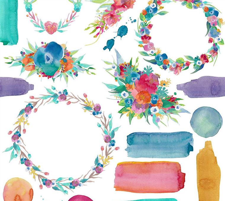 设计师梦寐以求水彩套装 Watercolor Bundle - Designer Deal
