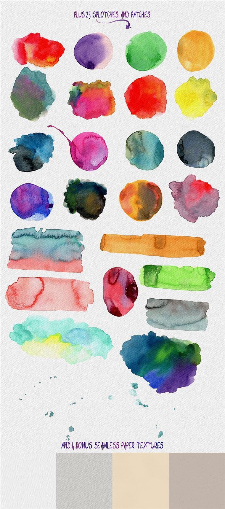 设计师梦寐以求水彩套装 Watercolor Bundle - Designer Deal