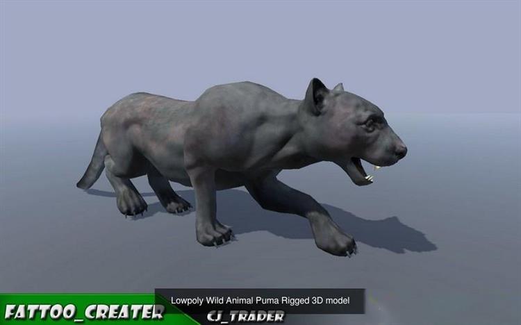 Cgtrader - Lowpoly Wild Animals Rigged 3D model Collection Pack